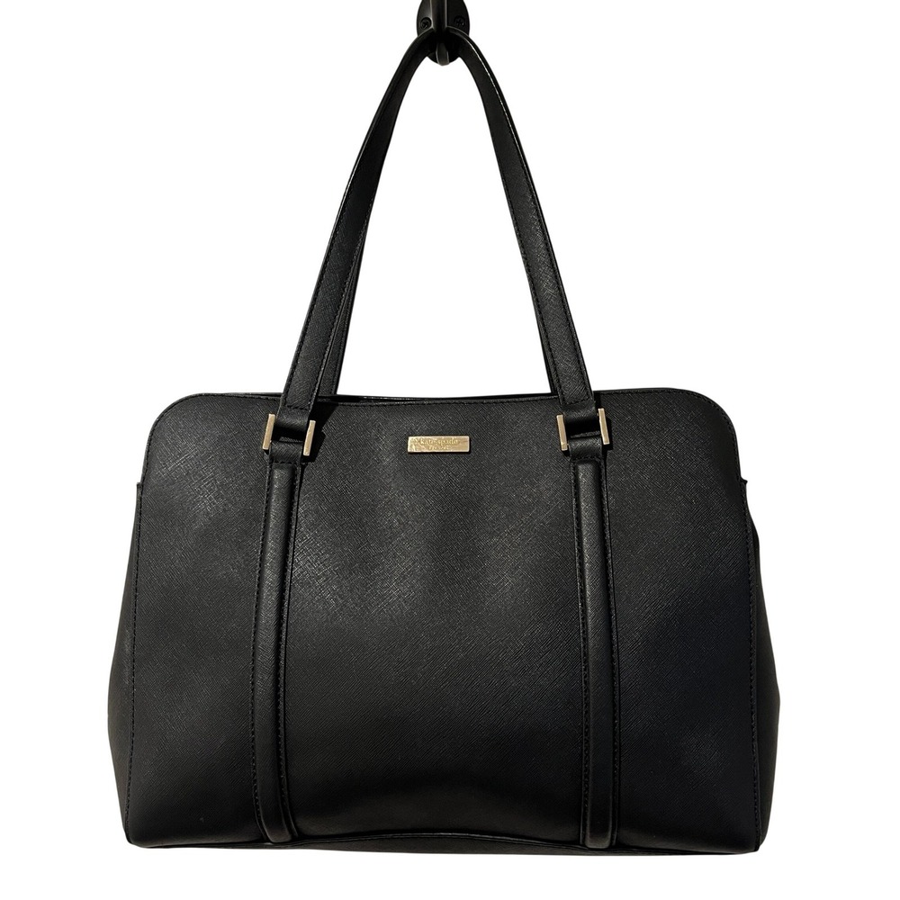 Kate Spade Newbury Lane Briar‎ Tote Black Saffiano Leather Work Bag Large